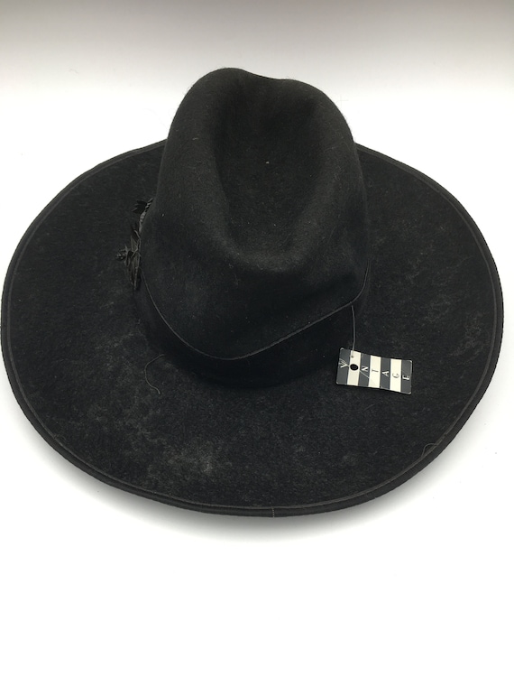 BLACK 　BRIM UP LONG FELT HAT Wholesale Colorado Ultra Wide Brim Wool Felt Fedora Hat B2B Pre