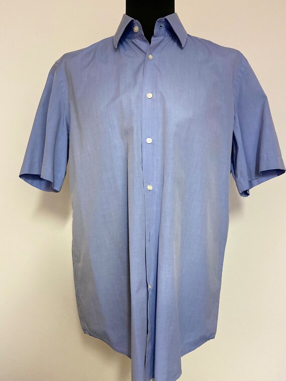 hugo boss blue dress shirt BOSS Men's Light Blue Linen Shirt Hugo Boss 50529137 450 – J&Z Couture main image 1