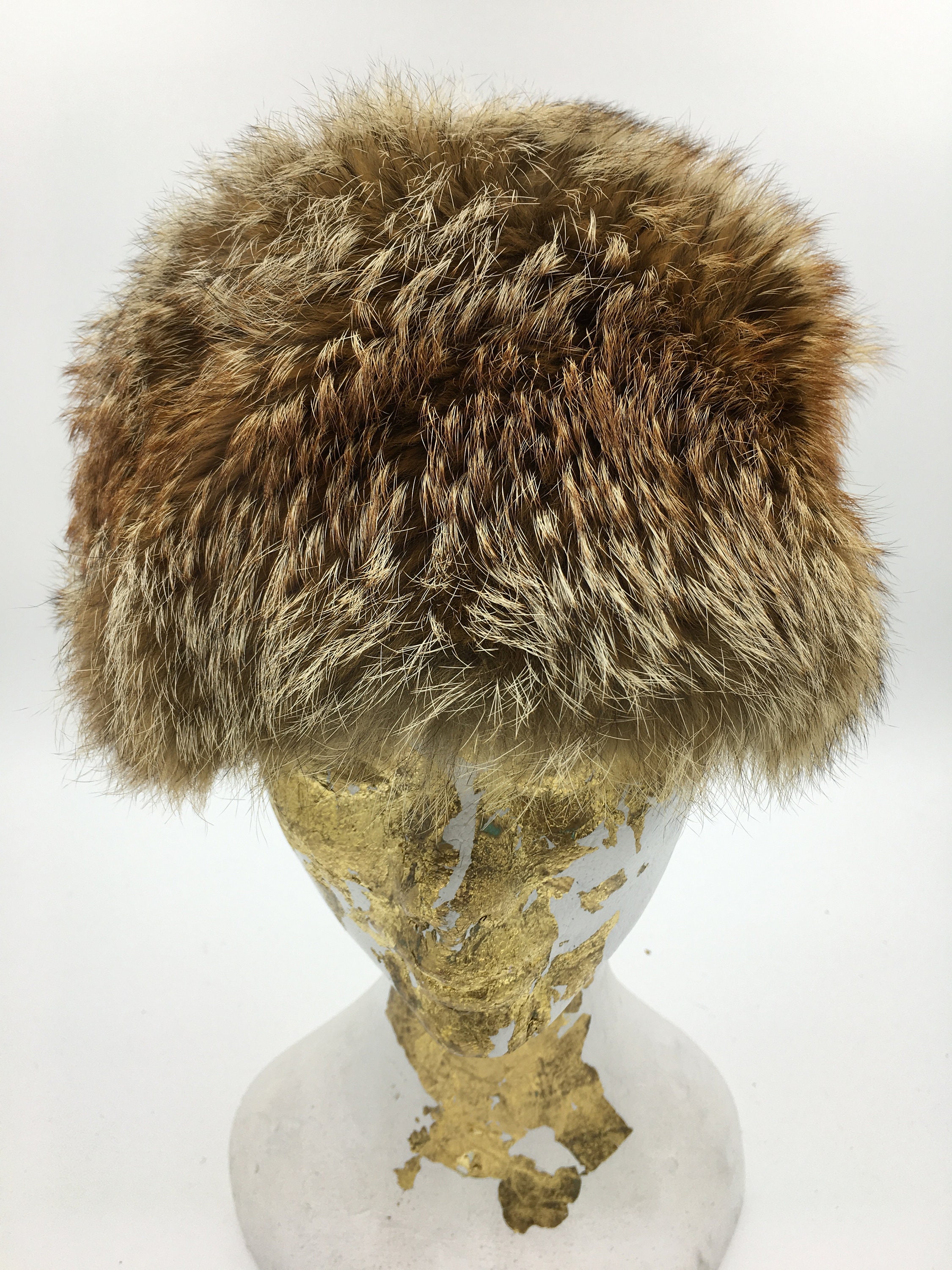 Vintage Monsieur Jacques 1950s Fox Fur Cossack Toque Hat MC Old Money Mob Wives Vintage Rabbit Fur Cossack Hat, Cloche Hat, Vintage Fur  main image 2