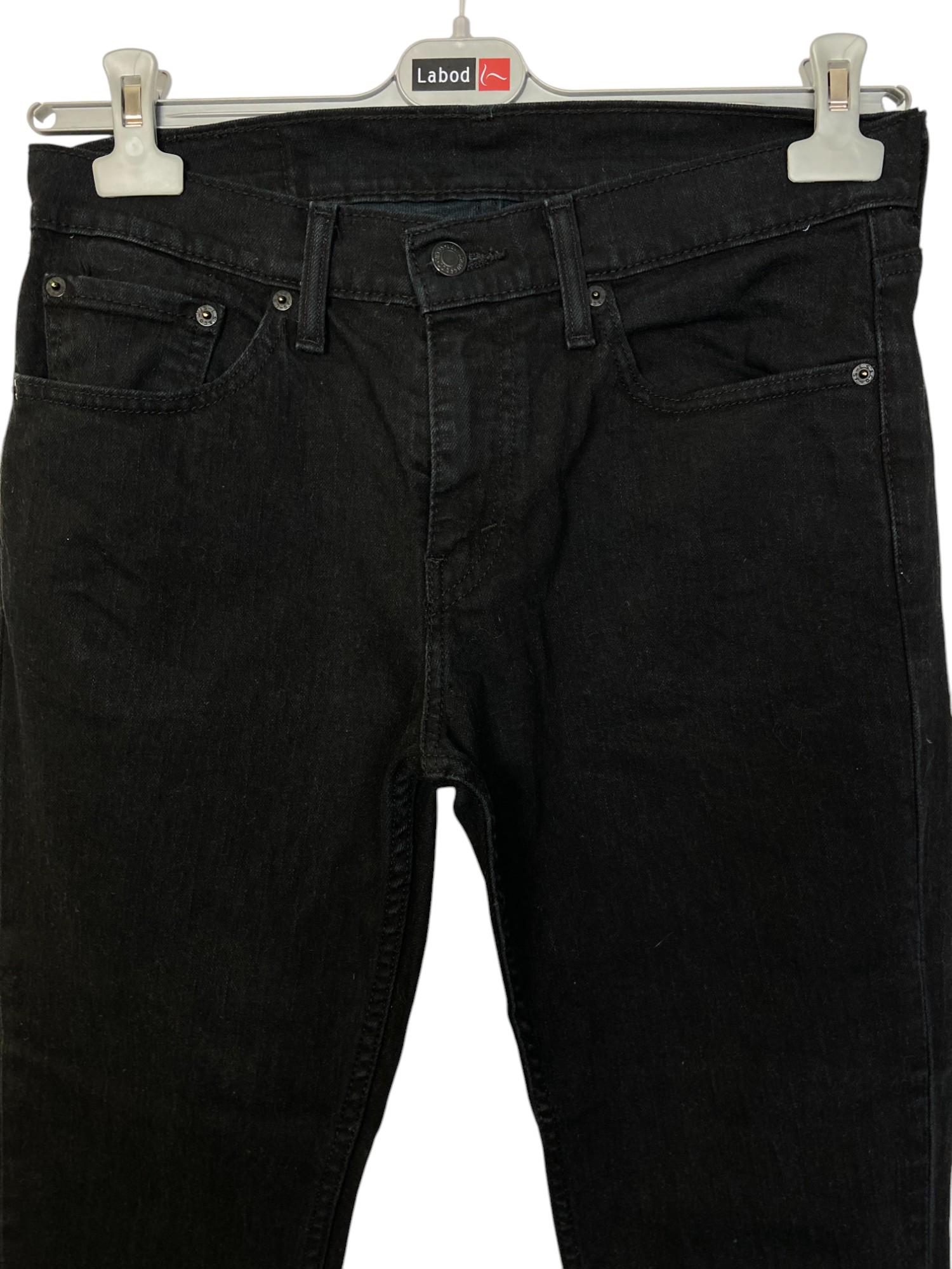 Jean Vintage Levi's 511 Noir Pour Femme - Taille W33L36 (État Parfait)