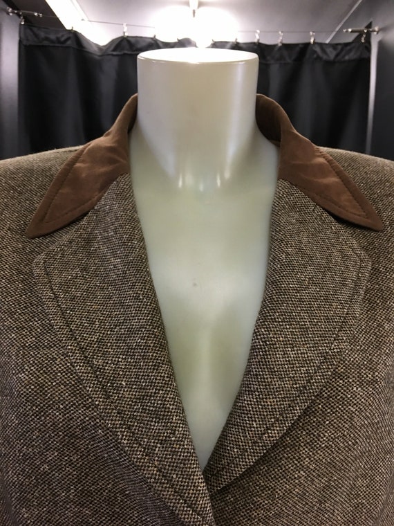 womens vintage tweed blazer