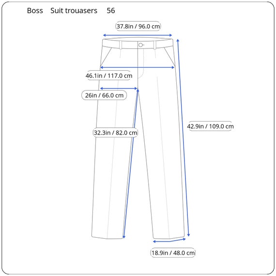 Hugo boss deals blazer size chart