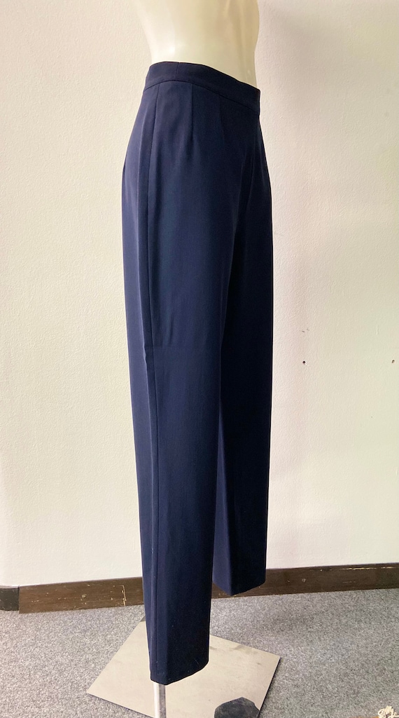 Womens Versatile Blue Dress Pants | Vintage 80s High Waist Trousers | Size  S/M - Etsy