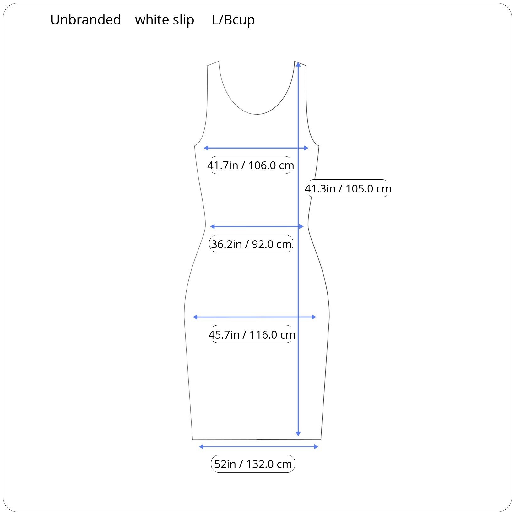 Classic Women's Vintage Slip White Full Slip With Lace Trim Feminine