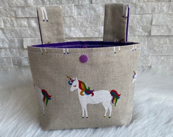 Lenkertasche Regenbogeneinhorn