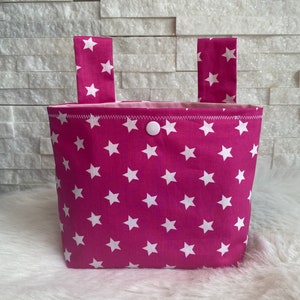 Lenkertasche Sterne Pink
