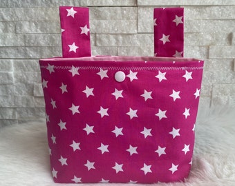 Lenkertasche Sterne Pink