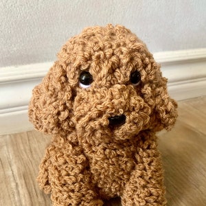 Brown Labradoodle/Goldendoodle Plushie (Customization Available)