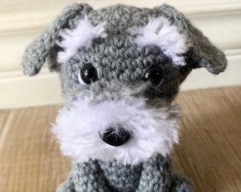 Miniature Schnauzer Plushie (Customization Available)