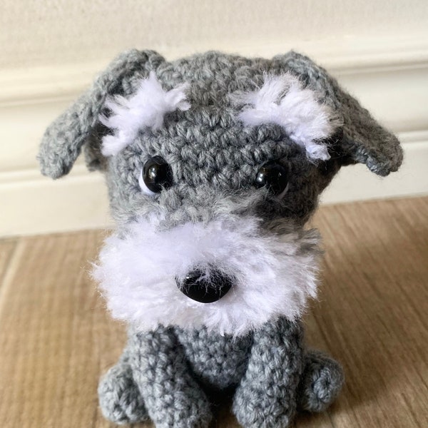 Miniature Schnauzer Plushie (Customization Available)