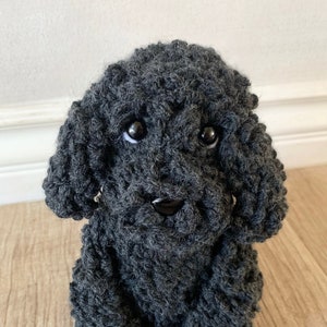 Black Labradoodle Plushie (Customization Available)