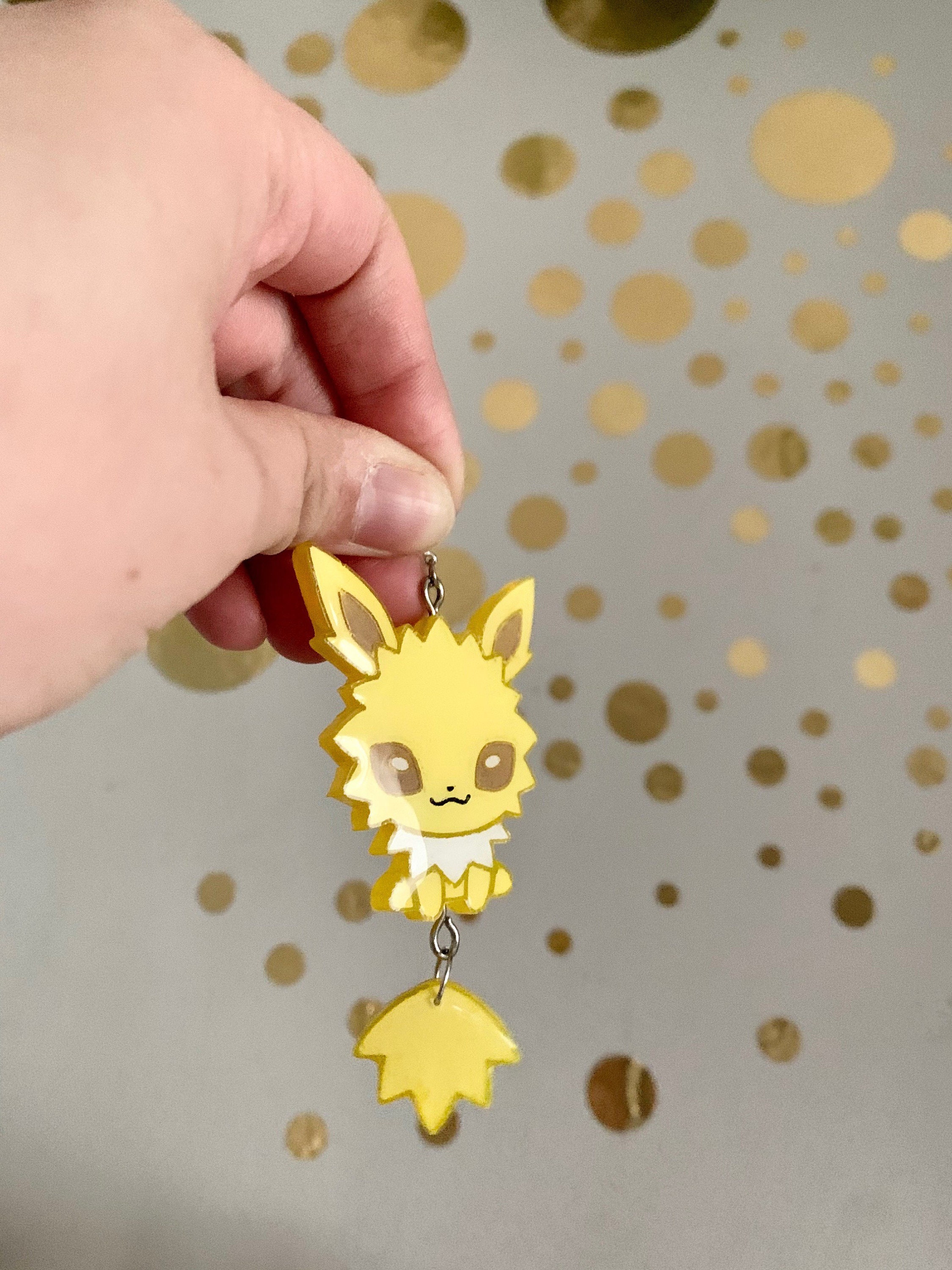 Eevee Eeveelution Keychain Charm Etsy