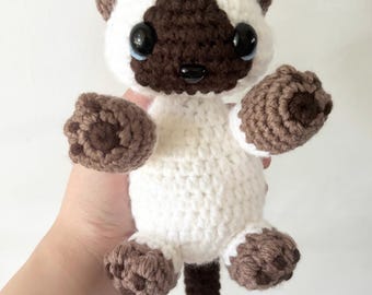 Siamese Cat Plushie (Customization Available)