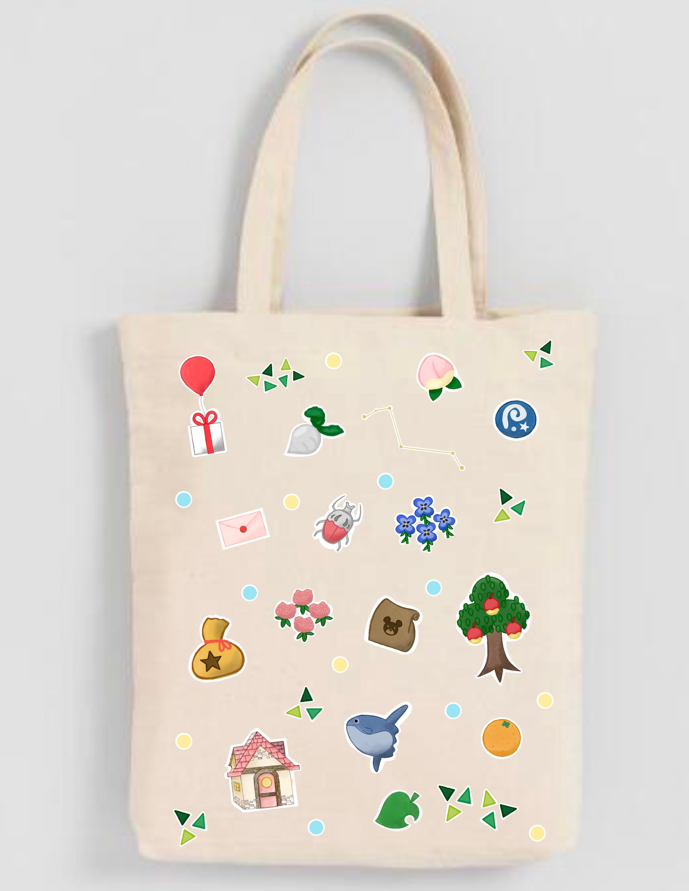Animal Crossing Inspired Tote Bag Etsy