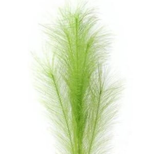 32.75" Fabric Grass Plume Spray Bundle (2) • Lime Green • Christmas Monster Decor • Wreath Attachment