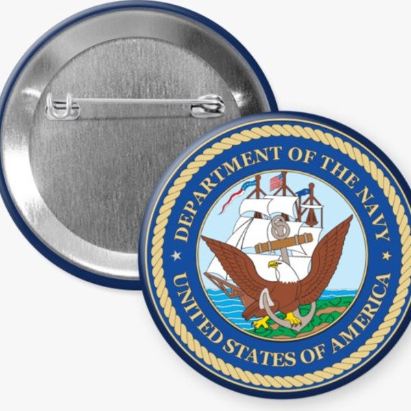 US Navy Pinback Buttons Pack