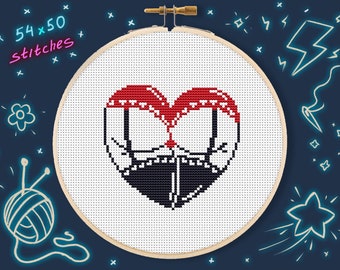 Pin-Up Tights Cross-Stitch Pattern (PDF Download)