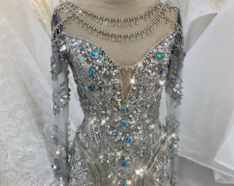bling wedding dresses