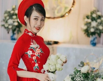 Ao Dai Hochzeit Etsy