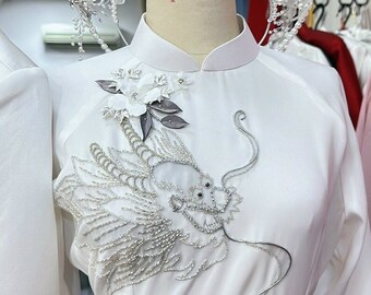 Headpiece for ao dai