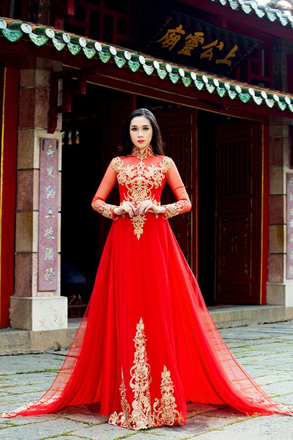 vietnamese wedding dress