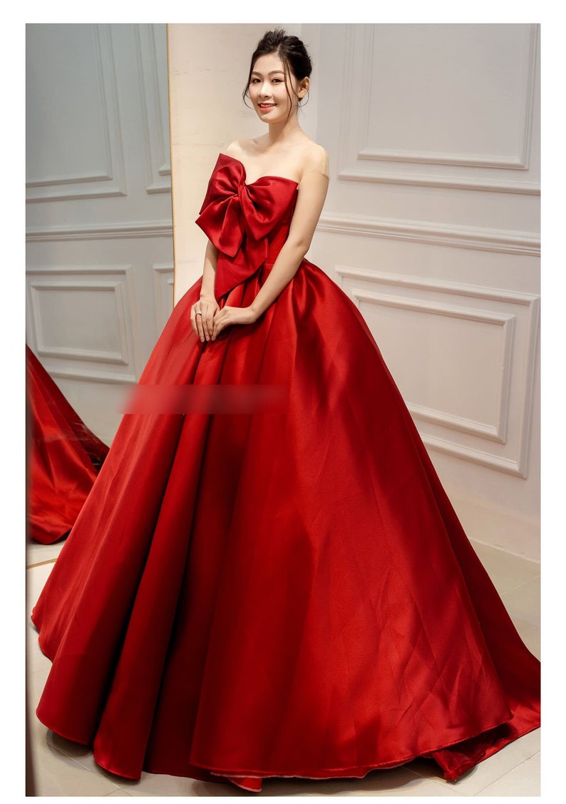 Gorgeous off the shoulder red princess wedding dress made to order, two beautiful red princess ball gown designs to choose from Style 1