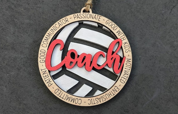 2D FLAT- Personalized Volleyball Girl Ornament