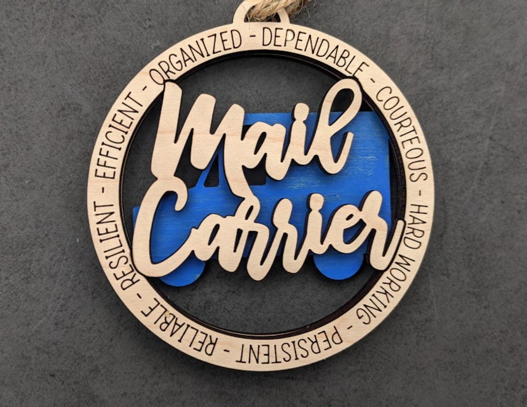 Mail Carrier Gift, Ornament for USPS Mail Carrier, Fedex UPS Driver