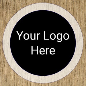 Custom Laser Engraved Logo, Personalized Wood Sign, Company Brand Logo on Wood, Laser Cut Office Sign, Professional Business, Vendor Booth