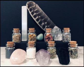 Witch Kit / Spell Kit / Witchcraft Starter Kit / Witchcraft Kit / Witchcraft Supply / Beginner Witch Kit / Witch Starter Kit /Witch Herb Kit
