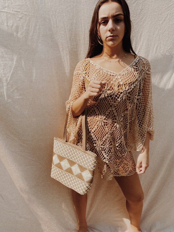 Vintage crochet bag