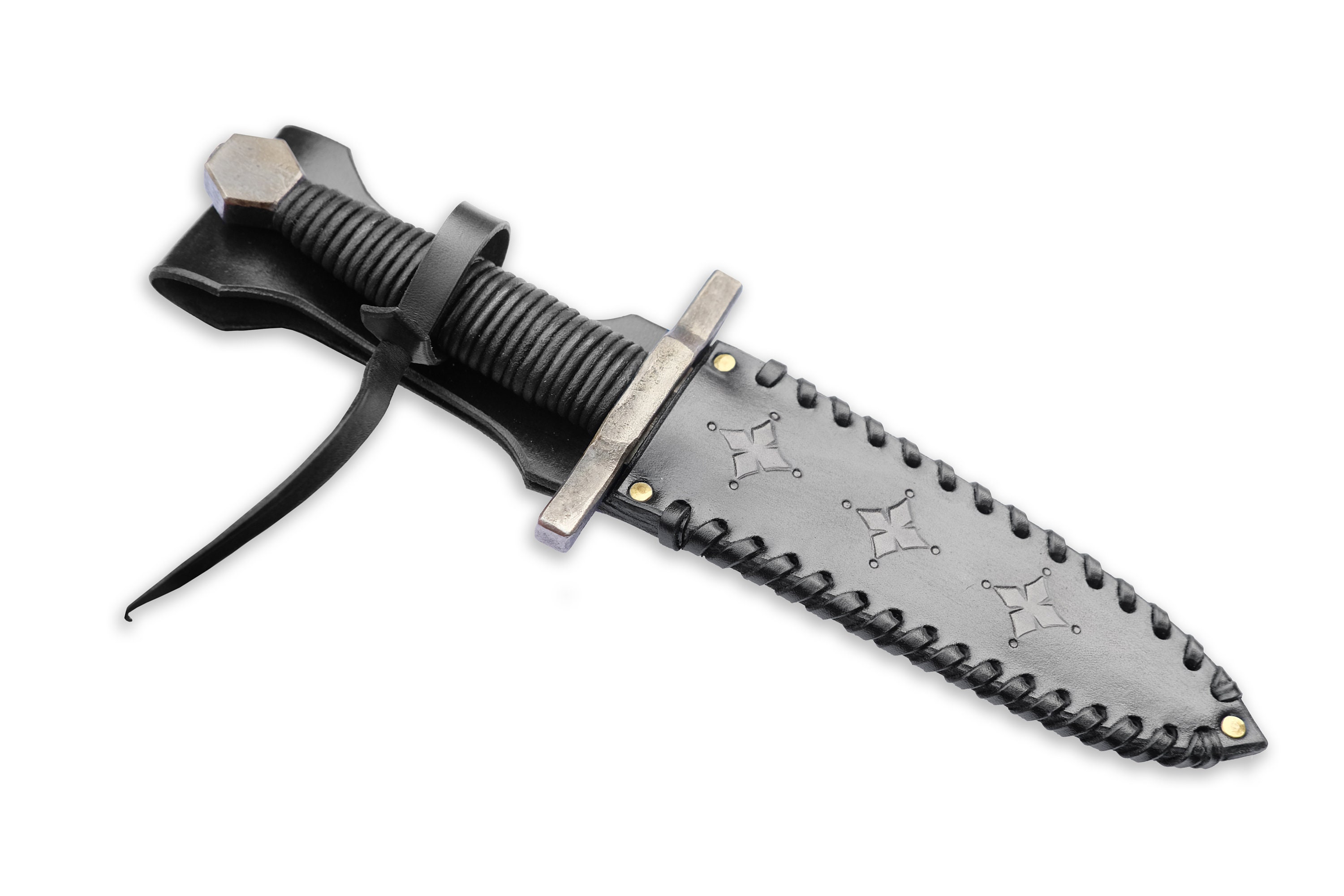 Gothic knife spring steel knife Volute sharp and Etsy