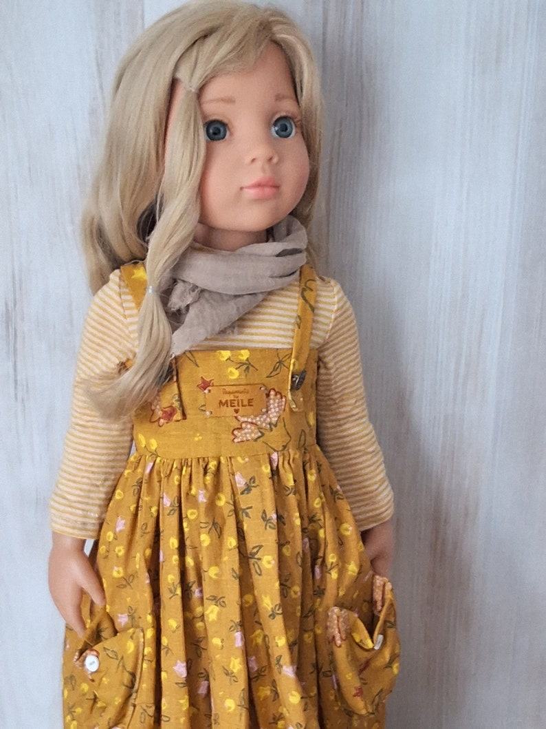 Gotz doll clothes.Gotz doll dress.Gotz outfit.Zwrgnase doll clothes.Dress for 18 inch.doll. image 1