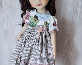 Ruby Red doll clothes.Ruby Red doll dress.Outfit for Ruby Red doll.Dress for 14 inch.doll.