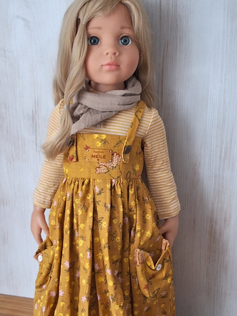 Gotz doll clothes.Gotz doll dress.Gotz outfit.Zwrgnase doll clothes.Dress for 18 inch.doll. image 6