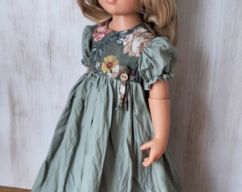 Gotz doll clothes.Gotz doll dress.Gotz outfit.Dress for 18 inch.doll.Outfit for Zwergnase,Gotz,Meadows doll.