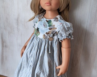 Gotz doll clothes.Gotz doll dress.Gotz outfit.Dress for 18 inch.doll.