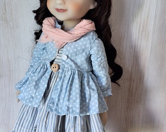 Ruby Red doll clothes.Ruby Red doll dress.Ruby Red outfit.Dress for Ruby Red doll.