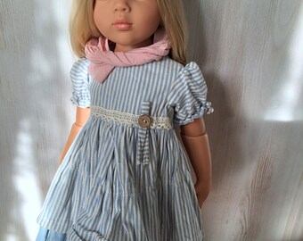Gotz doll clothes.Gotz doll dress.Gotz outfit.Dress for 18 inch.doll.Zwergnase doll clothes.