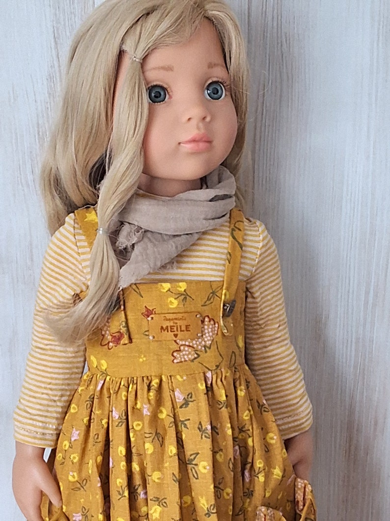 Gotz doll clothes.Gotz doll dress.Gotz outfit.Zwrgnase doll clothes.Dress for 18 inch.doll. image 8