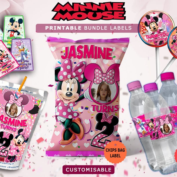 Minnie Mouse Birthday Party Bundle Bow Bowtique