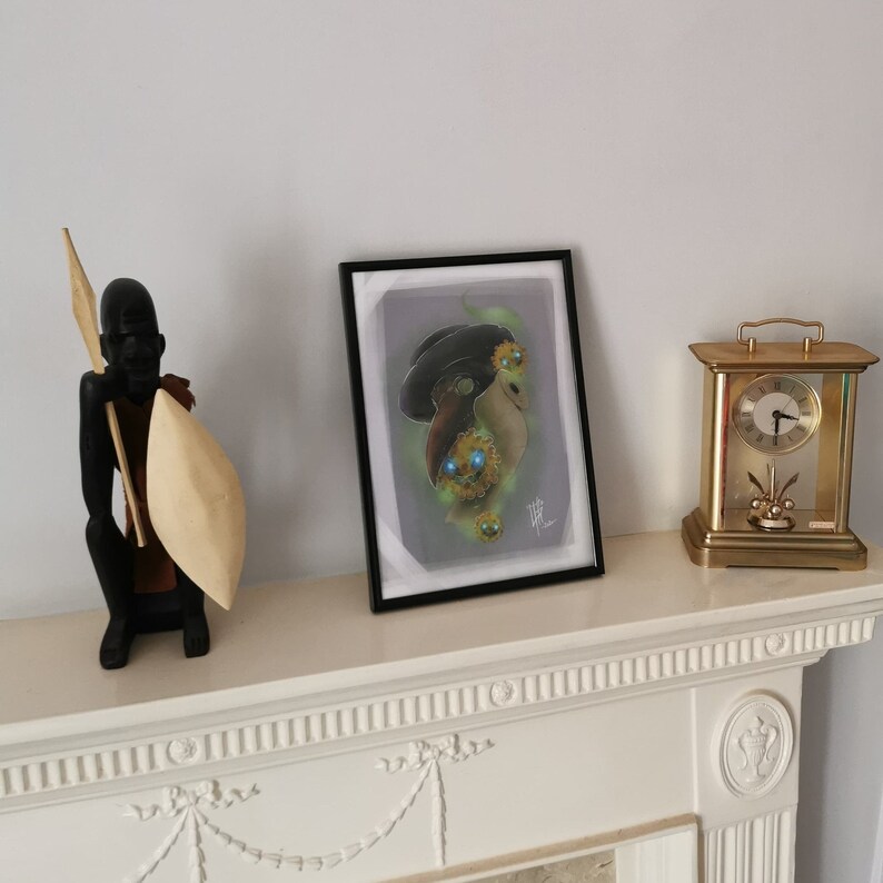 A4 Plague Doctor print