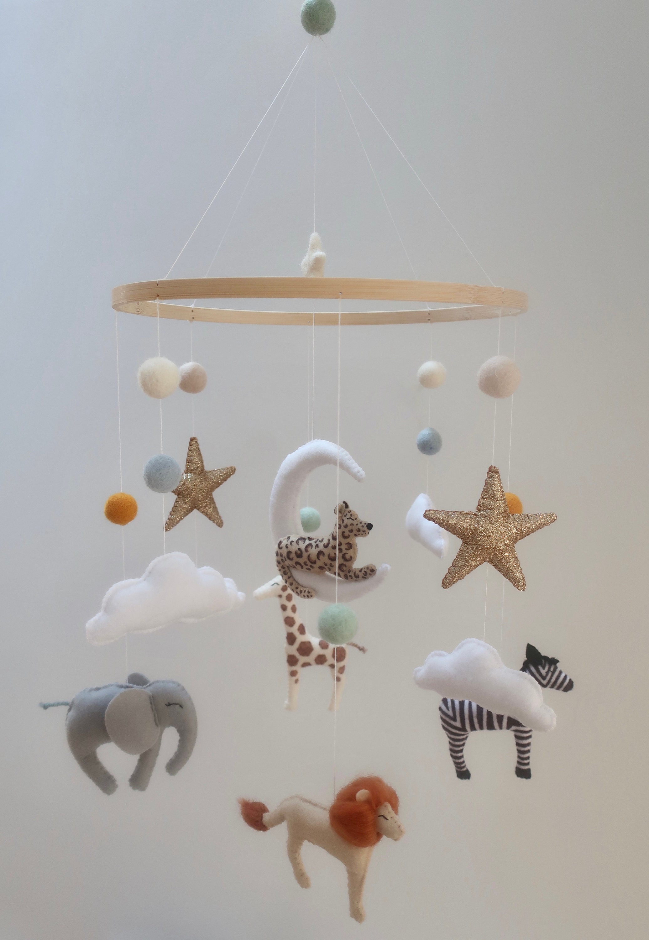 Baby Mobiles Collection 2024 - Safe and Natural Wool Felt Designs