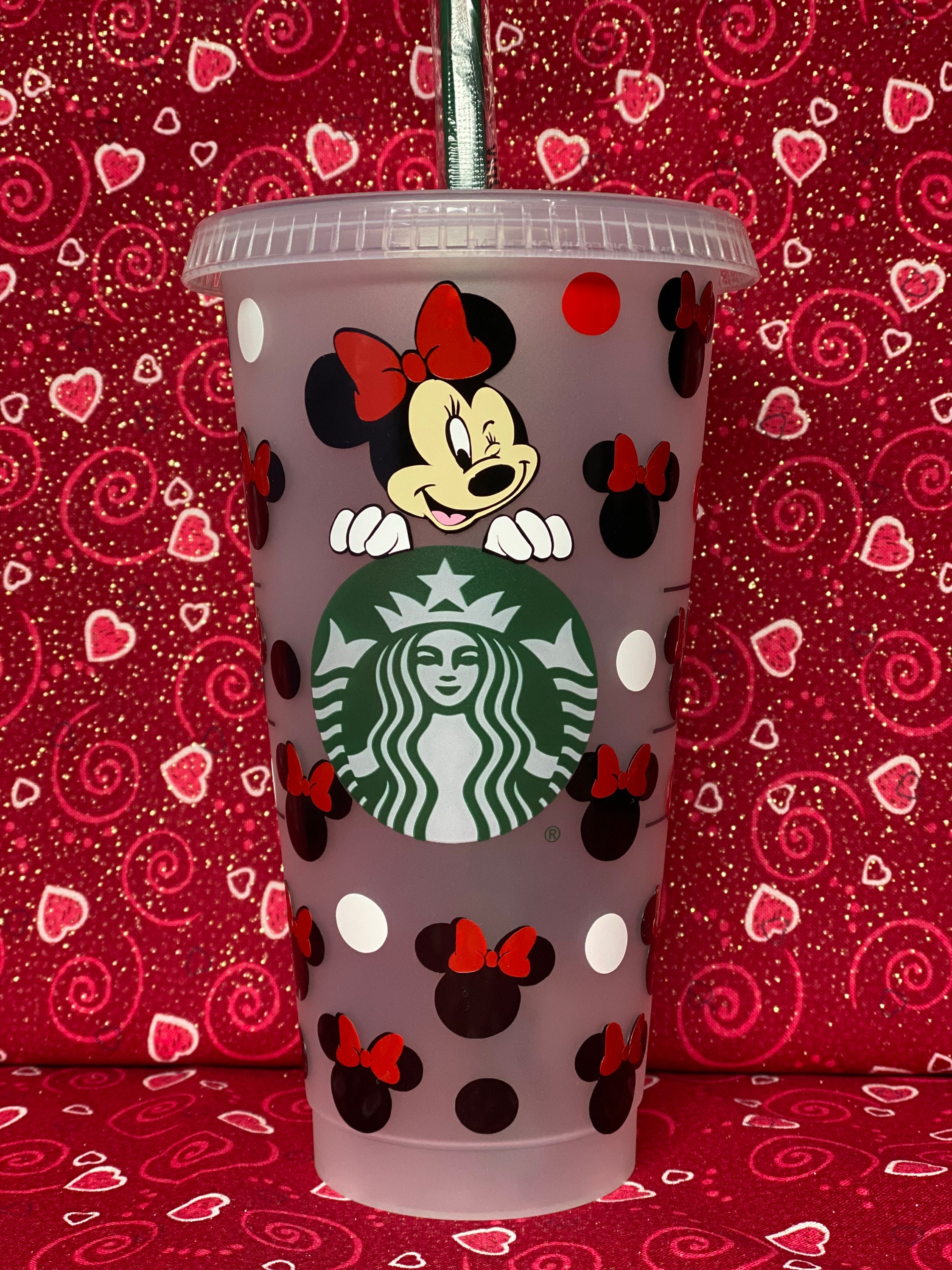 Minnie Mouse Starbucks Cups Etsy
