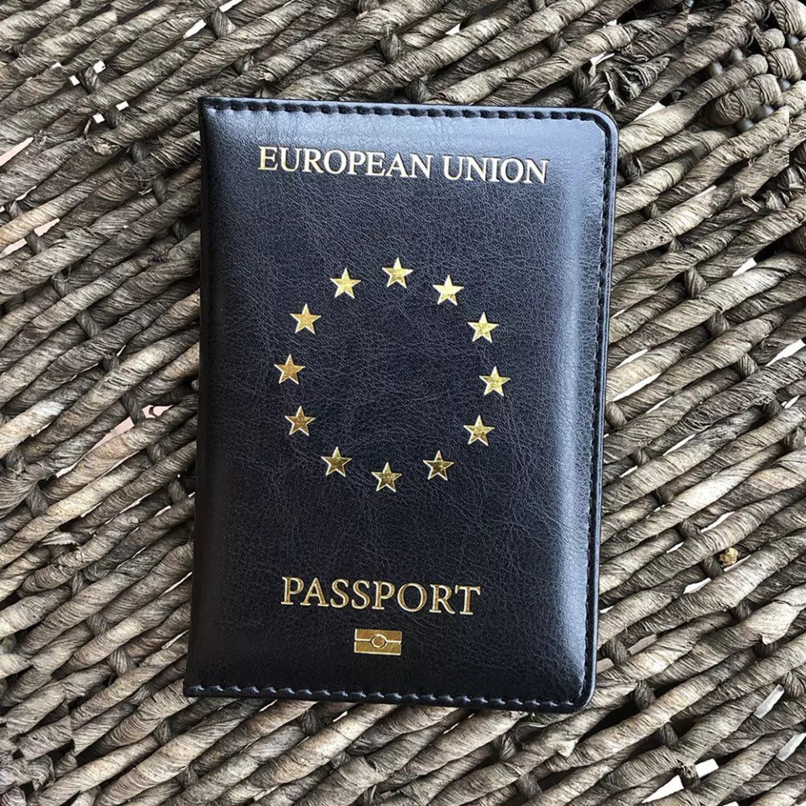 Europe Union New Passport Cover Holder PU Leather Covers for Etsy