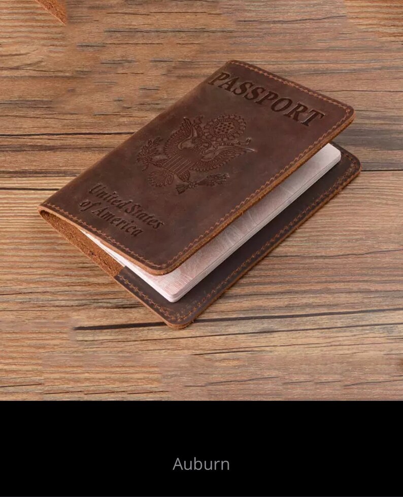 New USA American Passport Cover 100 Genue Leather Covers for Etsy