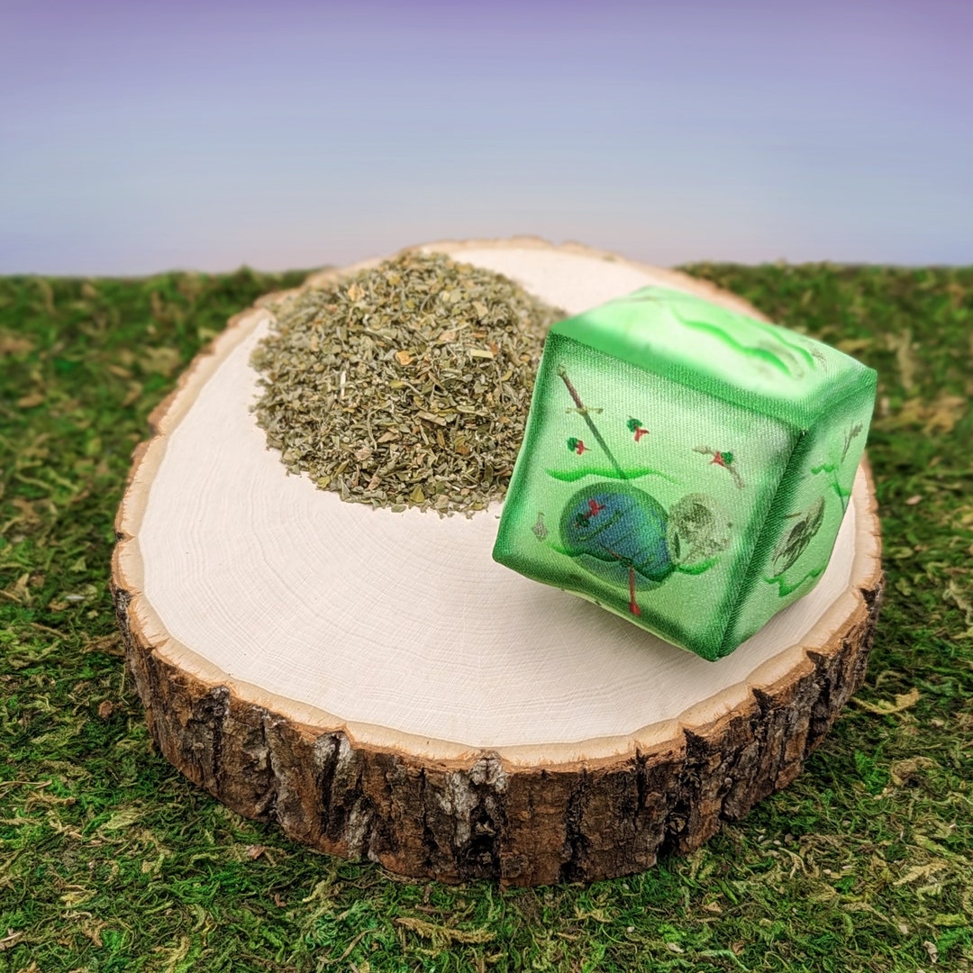 Epic Items Catnip Toy Gelatinous Cube, Filled W/ Certified Organic