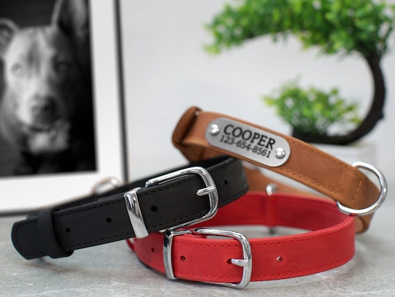 Collare Per Cani Personalizzato In Pelle Marrone: Ferramenta In Acciaio Fatta A Mano - Italia - Foto 13