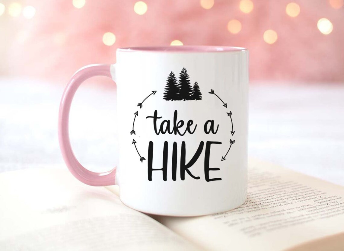 Take a hike coffee mug Hiking mug hiking gifts hiking lover Etsy
