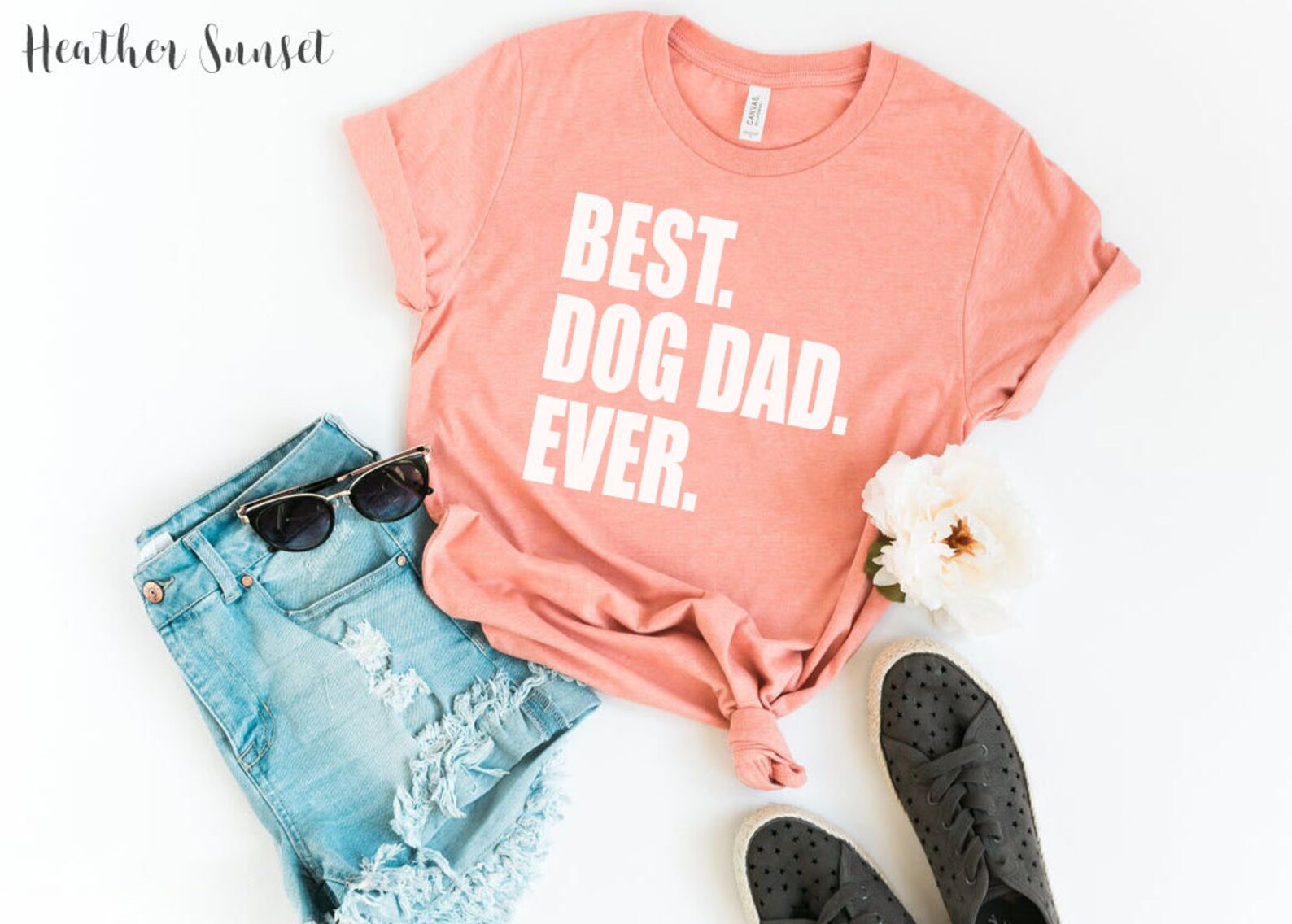 Best dog dad ever Tshirt dog dad shirt dog lover gift dad Etsy